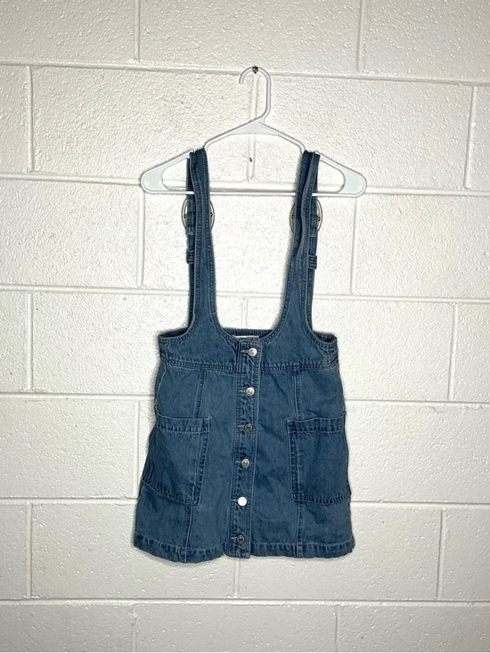 Forever 21 Dresses & Skirts - < Forever21 Denim Overall Skirt Size Medium >